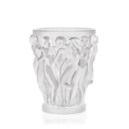 Lalique - Bacchantes Vase Kristall klar